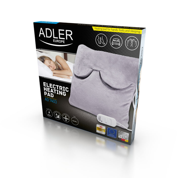 Elektrisk kudde med temperaturreglering AD7403 Adler grey
