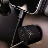 Maclean billaddare, Lightning spiral, 2xUSB, 5,2A, 1,8m, MCE76
