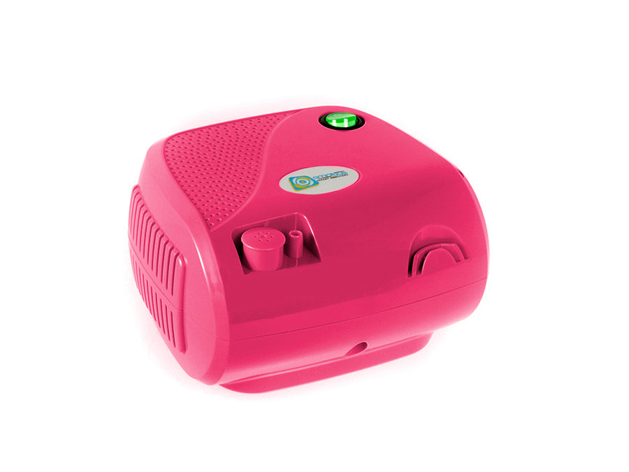 Inhalator med kolvkompressor BR-CN116B Omnibus rosa