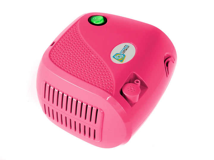 Inhalator med kolvkompressor BR-CN116B Omnibus rosa