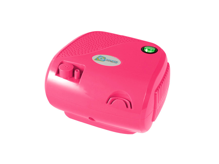 Inhalator med kolvkompressor BR-CN116B Omnibus rosa