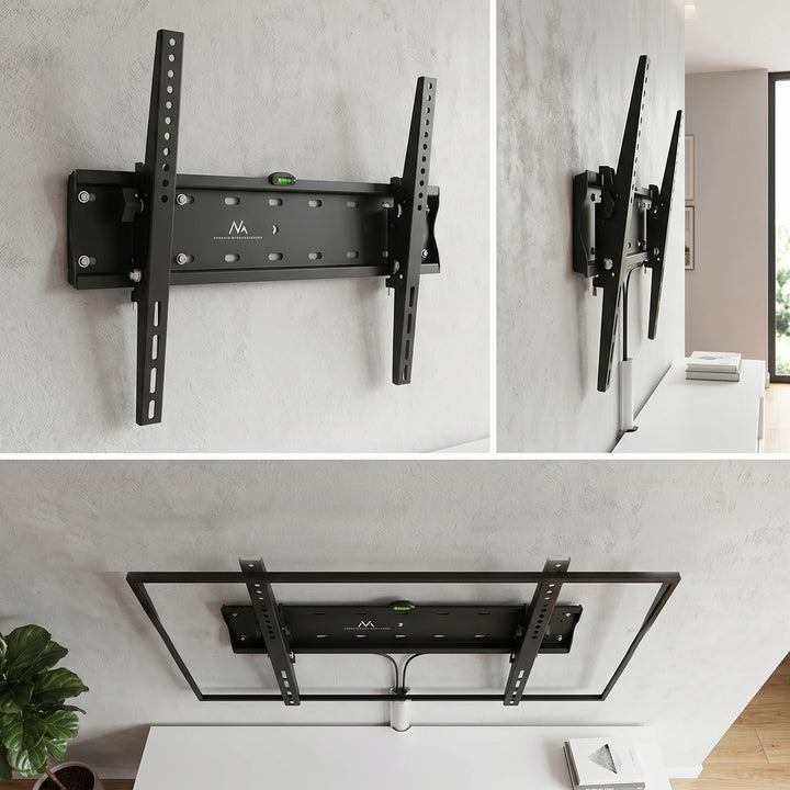 Maclean TV-fäste, max VESA 400x400, 32-75", upp till 40 kg, svart, MC-665