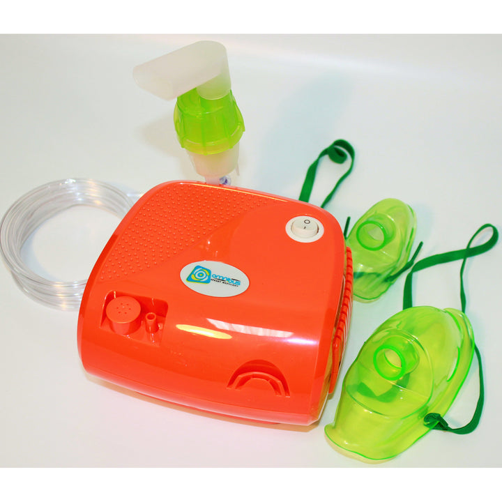 Omnibus inhalator orange, kontinuerlig drift, 2 masker, reservfilter, BR-CN116B