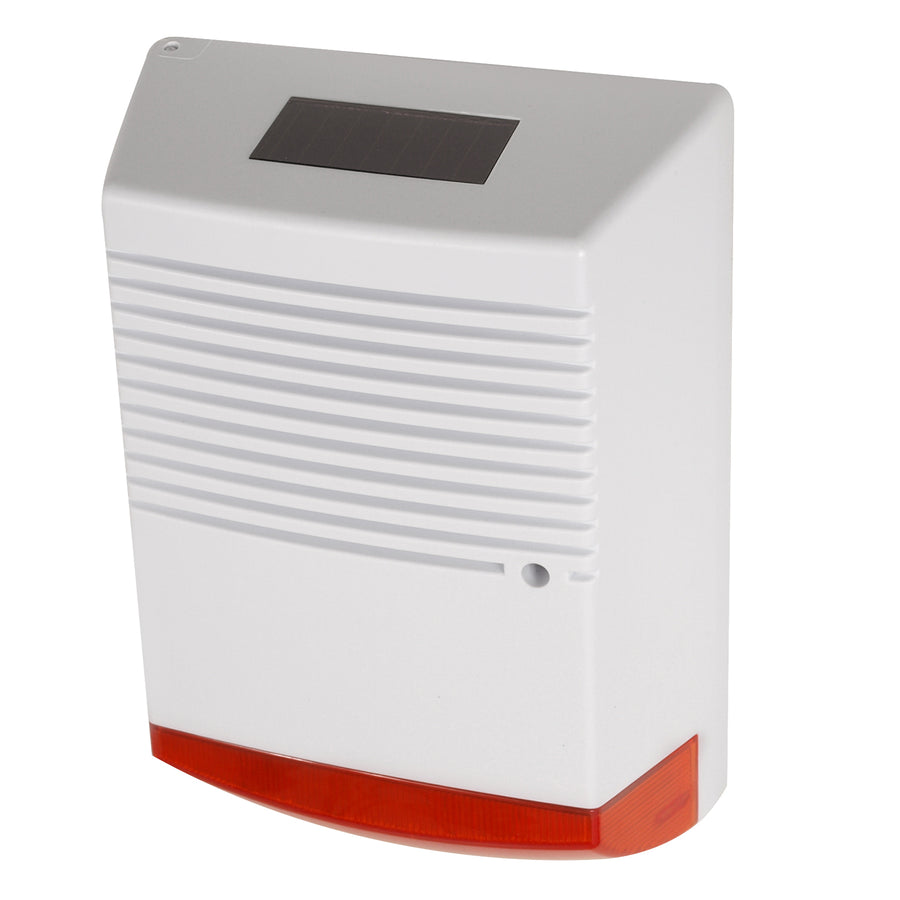 DC3300 solar dummy alarm siren stor professionell LARMSIREN