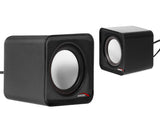 6W USB Silver&Svart Audiocore AC870 B datorhögtalare