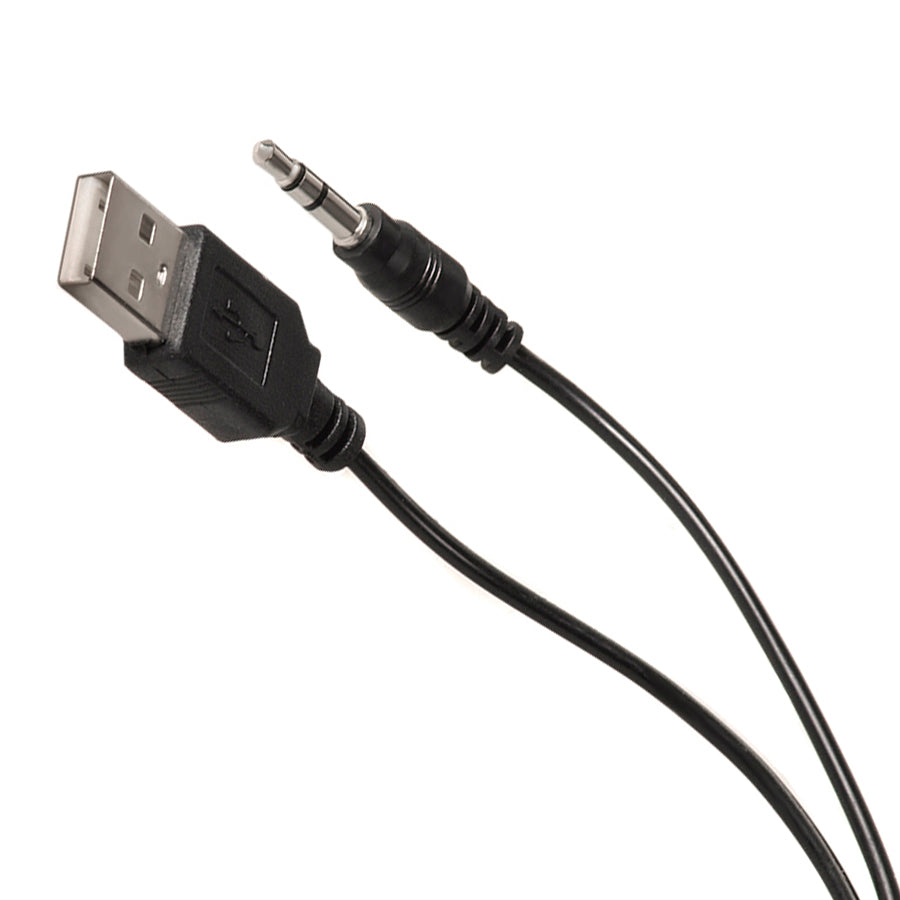 6W USB Silver&Svart Audiocore AC870 B datorhögtalare