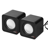 6W USB Silver&Svart Audiocore AC870 B datorhögtalare