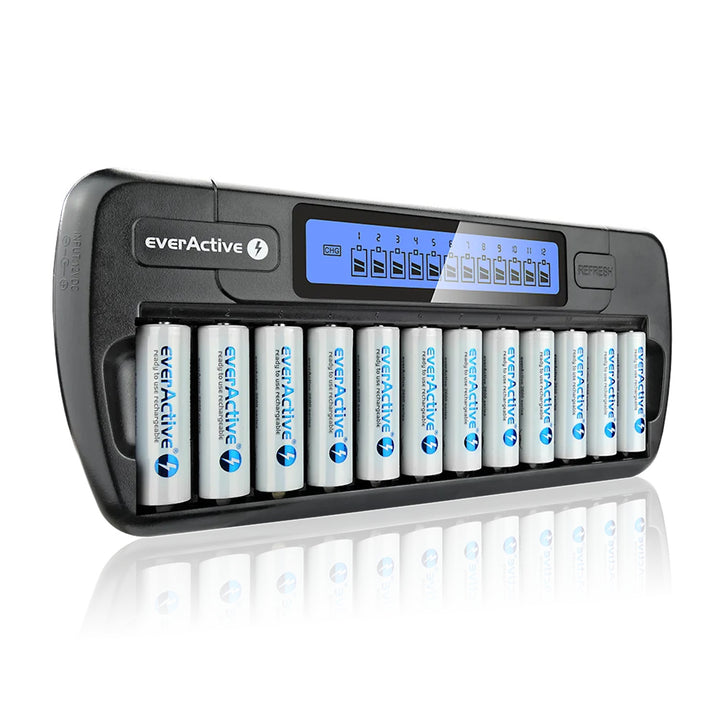 Batteriladdare NC1200 AA AAA R03 R06 everActive