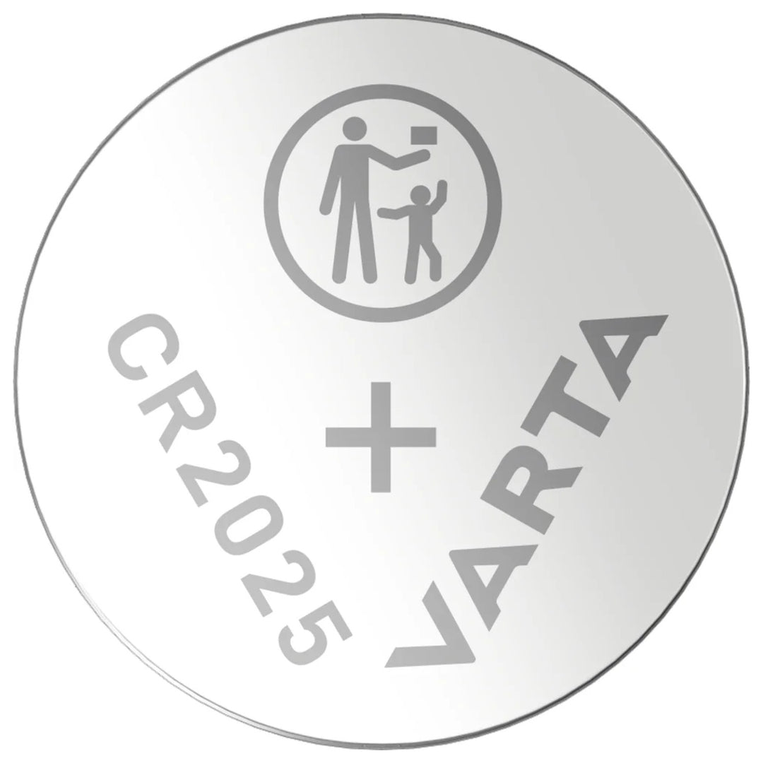 Litiumbatterier 2x Varta CR 2025, hög kvalitet, 3V