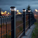GreenBlue LED-solcellslampa för stolpar, 80x80mm, kuvertskärm, GB127