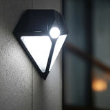 Maclean LED-lampa, solenergi, väggmonterad, med rörelsedetektor, 6 lysdioder, 2x solenergi, MCE168