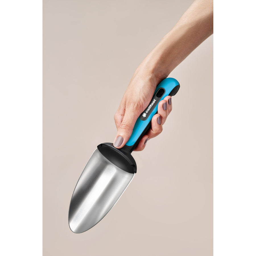 Cellfast spade, brett ergonomiskt handtag, blad i rostfritt stål, Ergo