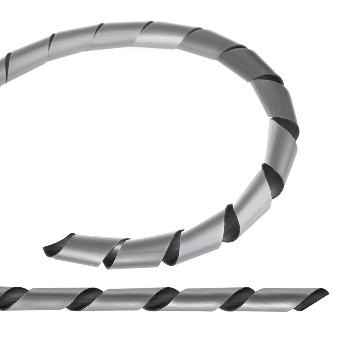 Maclean kabelfördelare, (5*6mm), 3m, silver, spiral, MCTV-684S