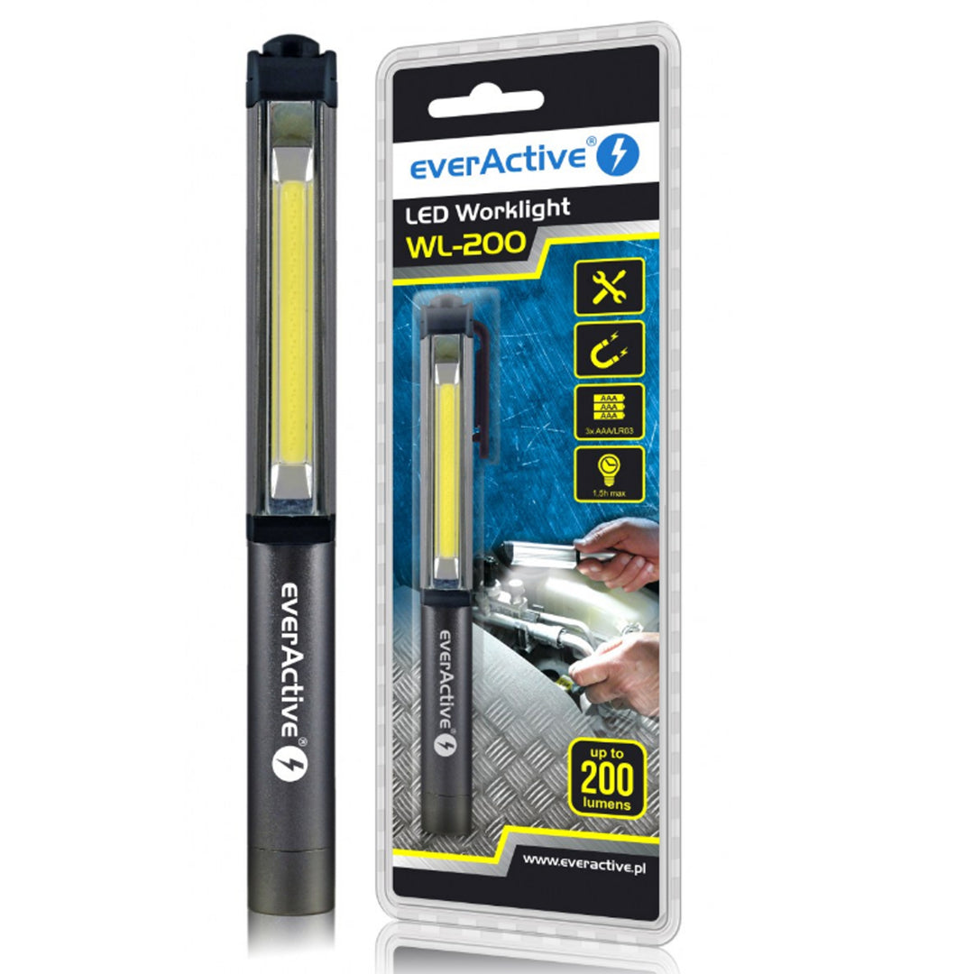 COB 3W LED verkstadslampa everActive WL-200
