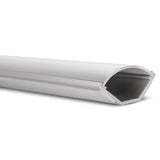 Maskeringslist Maclean, Kabelkanal, Med tejp, Vit, 1,5m 73*42mm, MCTV-577