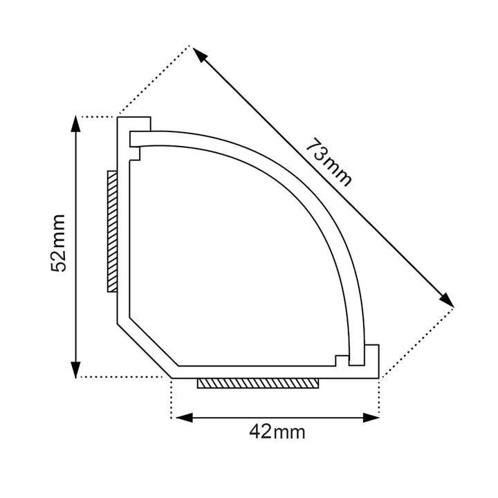 Maskeringslist Maclean, Kabelkanal, Med tejp, Vit, 1,5m 73*42mm, MCTV-577