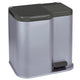 Curver Duo Pedalbin återvinningsbehållare med solid finish