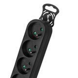 Maclean Energy power strip MCE181 Förlängningskabel med 4 uttag med strömbrytare