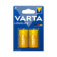2x Varta R-14 LR14 C 1,5V alkaliska batterier blister