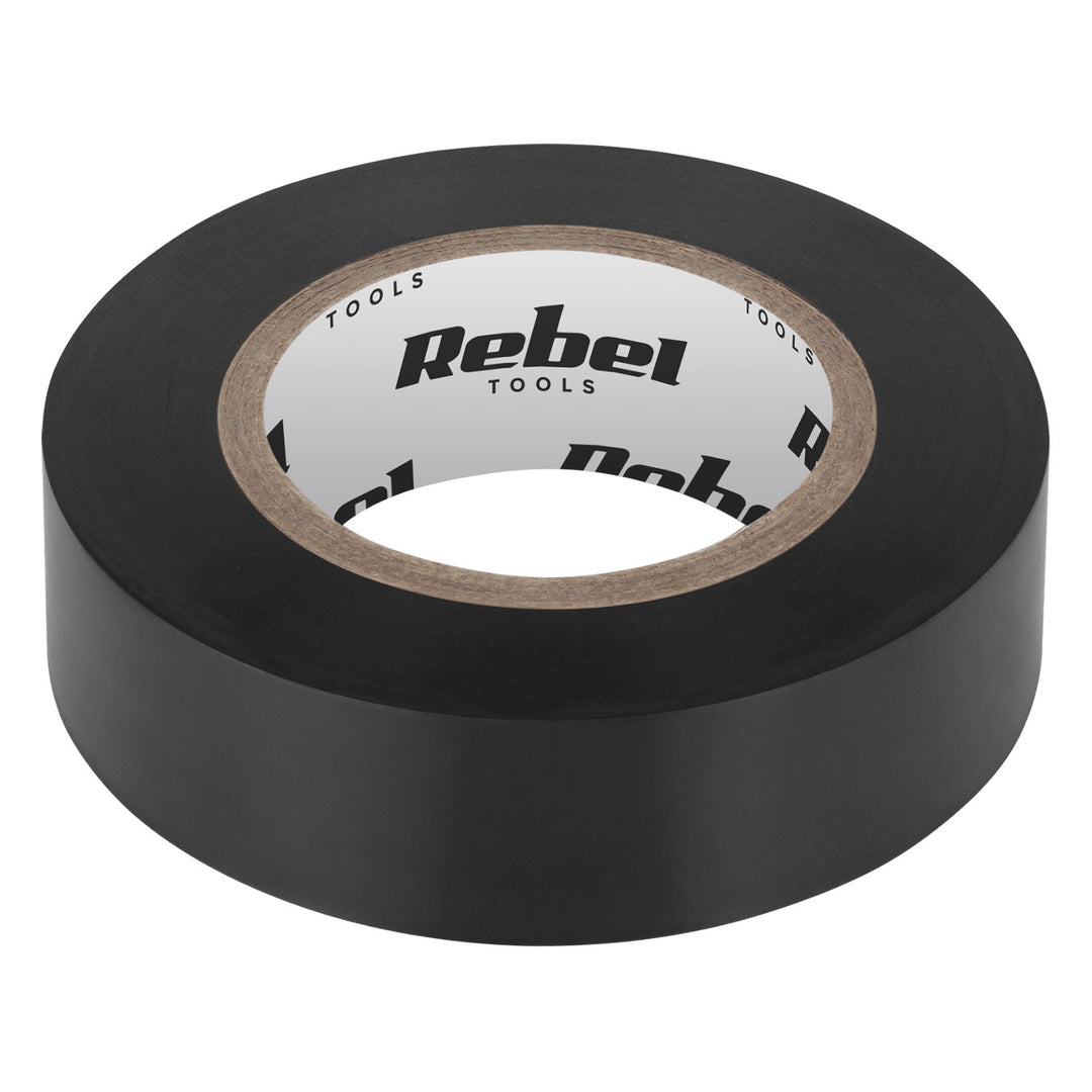 REBEL självhäftande isoleringstejp (0,13 mm x 19 mm x 10 yd) svart