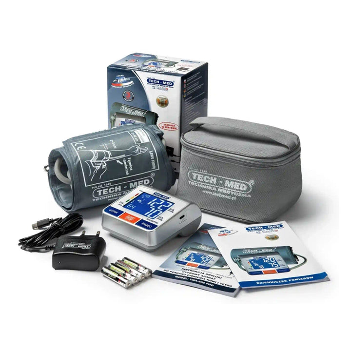 Elektronisk blodtrycksmätare TMA-500PRO Tech-Med + nätadapter