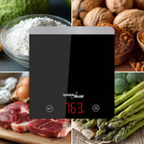 LED digital köksvåg, svart, GreenBlue GB171 min 1g max 5000g