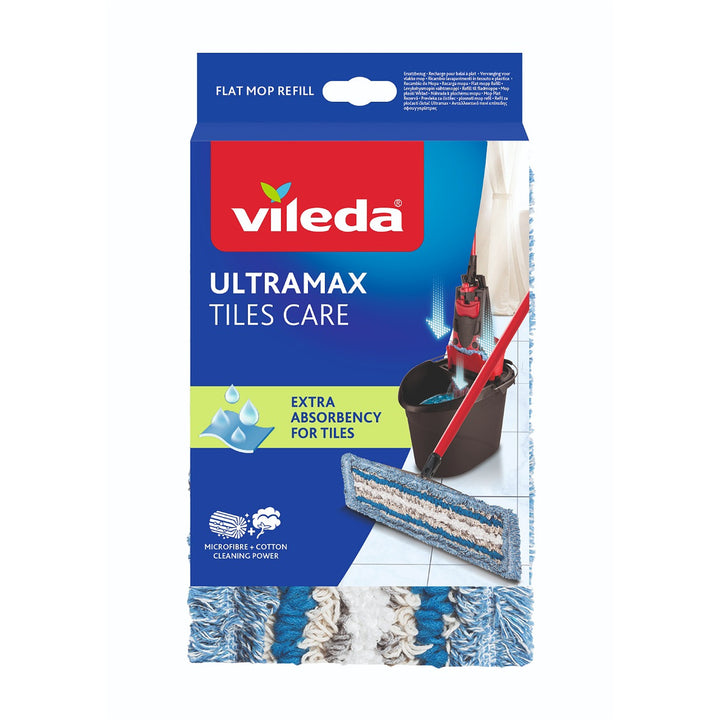 Vileda-moppinsats för rengöring av kakel och PVC, Ultramax Tiles Care