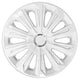 Universal navkapslar 14" NRM STRONG vitlackerade 4 st