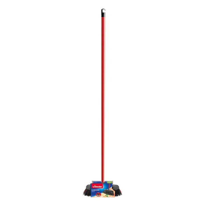 Vileda utomhus kvastborste med stång Garden 2in1