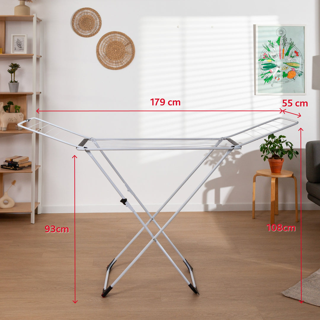 Vileda Universal hopfällbar tvättmaskin med hjul 18m