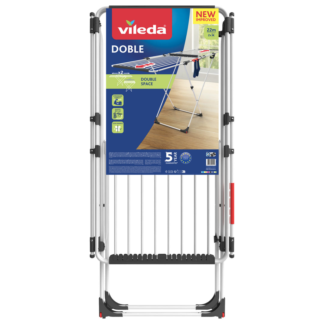 Vileda Doble utdragbar tvättmaskin med en längd på upp till 209 cm