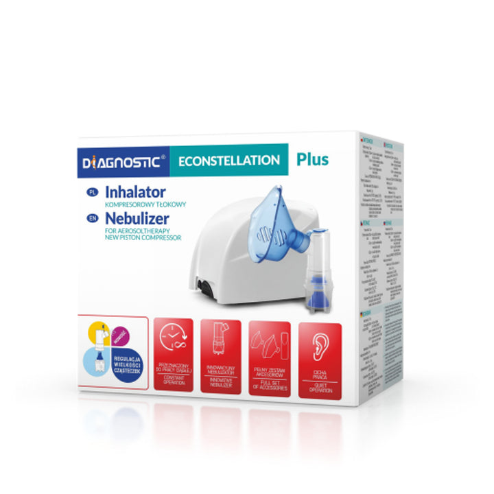 Inhalator med mask för barn och vuxna Diagnostic Econstellation Plus
