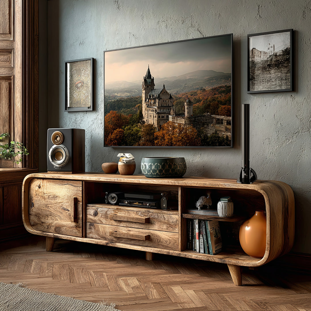 Inomhus TV-Antenn HDTV DVB-T2 HEVC LTE DAB FM 100dBμV Förstärkare Digital-TV