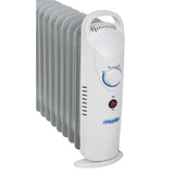 Mesko oljevärmare, 9 lameller, 1000W, temperaturreglering, grå, MS 7805