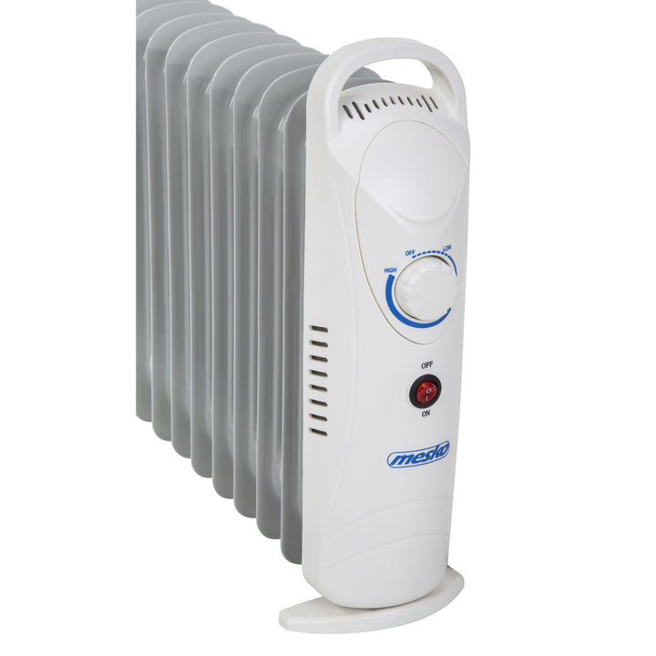 Mesko oljevärmare, 9 lameller, 1000W, temperaturreglering, grå, MS 7805