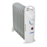 Mesko oljevärmare, 9 lameller, 1000W, temperaturreglering, grå, MS 7805