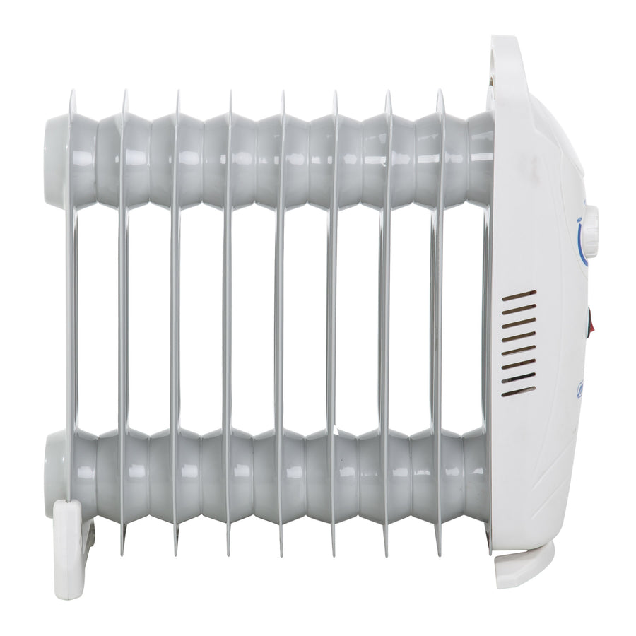 Mesko oljevärmare, 9 lameller, 1000W, temperaturreglering, grå, MS 7805