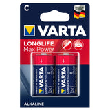 Alkaliska batterier 2x Varta Longlife Max Power R14