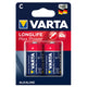 Alkaliska batterier 2x Varta Longlife Max Power R14