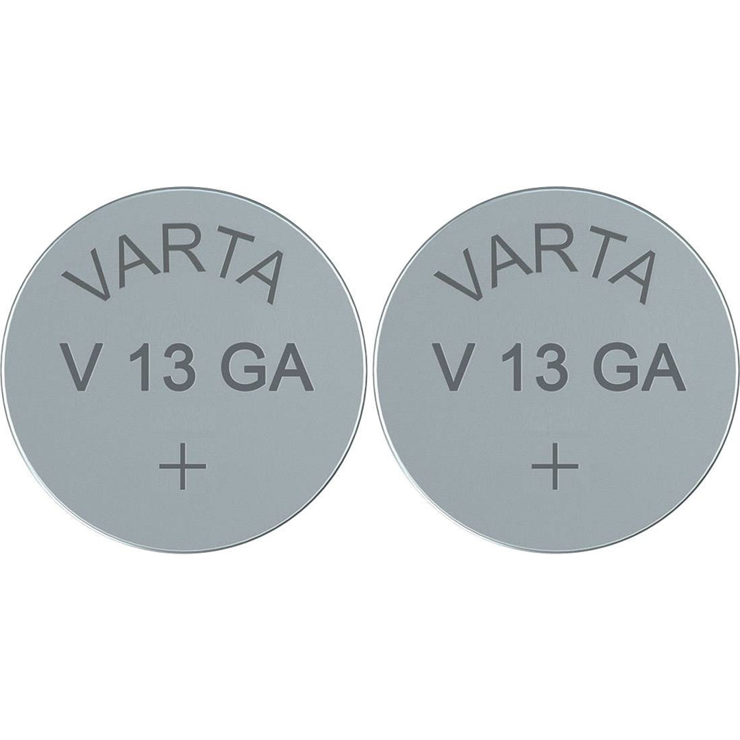 Alkaliska batterier 2x Varta V13GA LR44 AG13, hög kvalitet