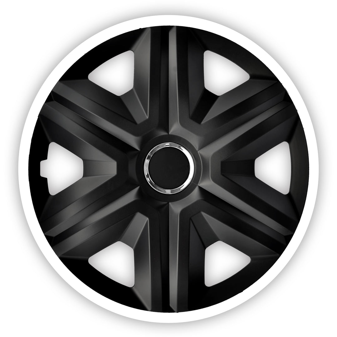 Universal navkapslar 15" NRM FAST LUX vit 4 st