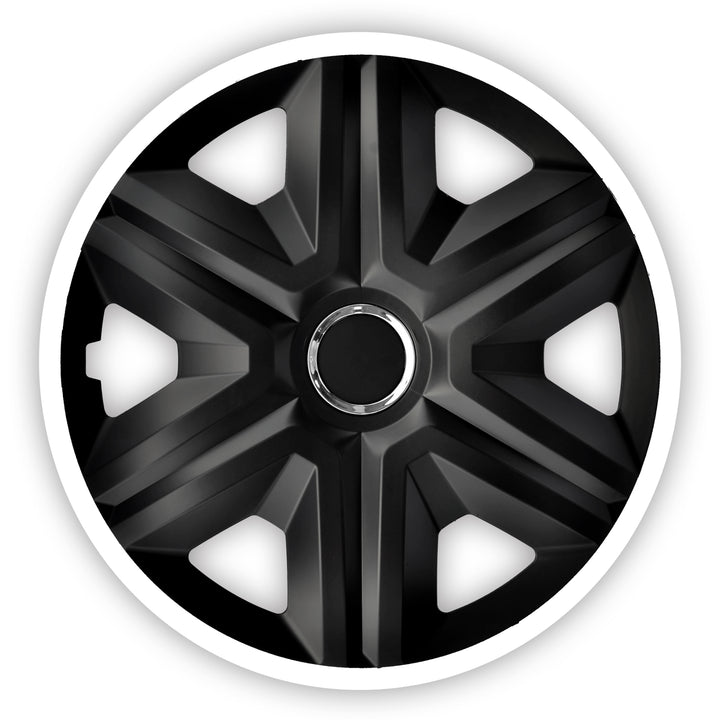 Universal navkapslar 15" NRM FAST LUX vit 4 st