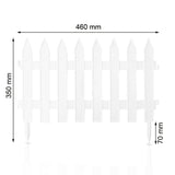 PROSPERPLAST - Garden Fence Garden Classic 3,2m / Färg vit