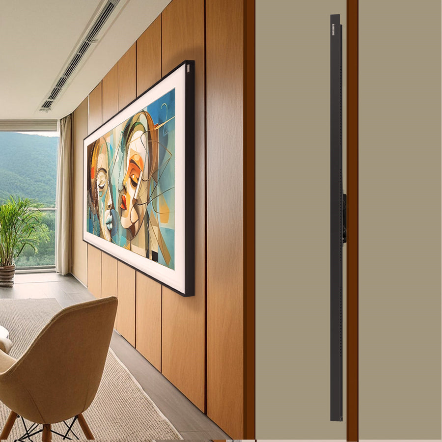 QLED TV Micro-Gap Wall Mount för Samsung Q7 / Q8 / Q9 / Q7FN / Q9FN 75 "upp till 50 kg Ultra Slim