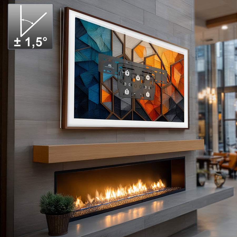 QLED TV Micro-Gap Wall Mount för Samsung Q7 / Q8 / Q9 / Q7FN / Q9FN 75 "upp till 50 kg Ultra Slim