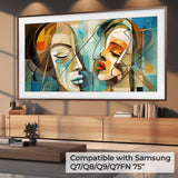 QLED TV Micro-Gap Wall Mount för Samsung Q7 / Q8 / Q9 / Q7FN / Q9FN 75 "upp till 50 kg Ultra Slim