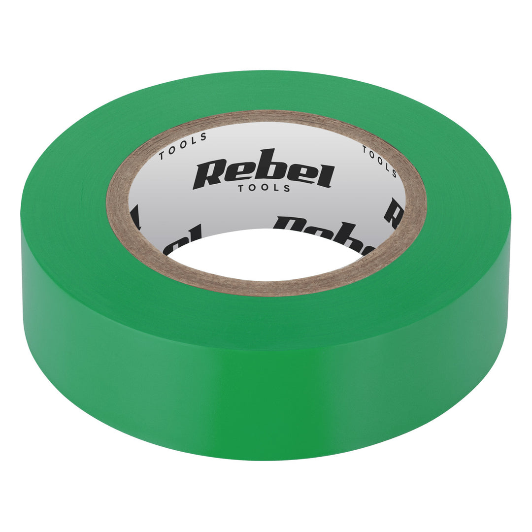 REBEL självhäftande isoleringstejp (0,13 mm x 19 mm x 10 yd) grön