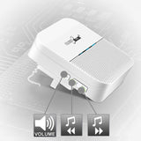Trådlös dörrsignal, rörelsesensor med 52 melodier, vit, GreenBlue GB212, 230 V, max 58 sensorer