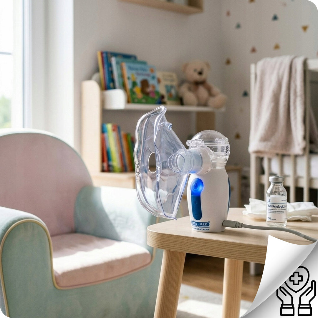 Membraninhalator med flödesreglering – Tech-Med MICRO MESH
