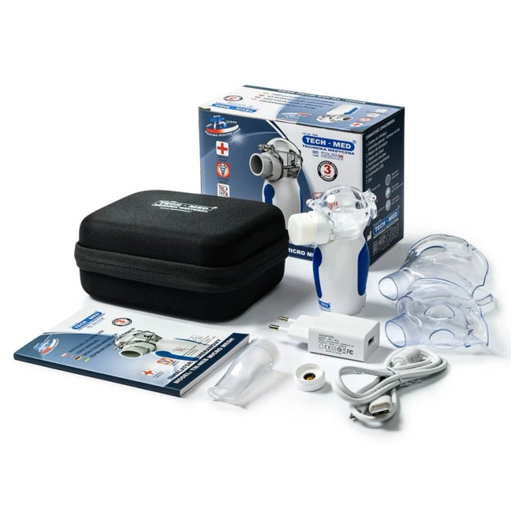 Membraninhalator med flödesreglering – Tech-Med MICRO MESH